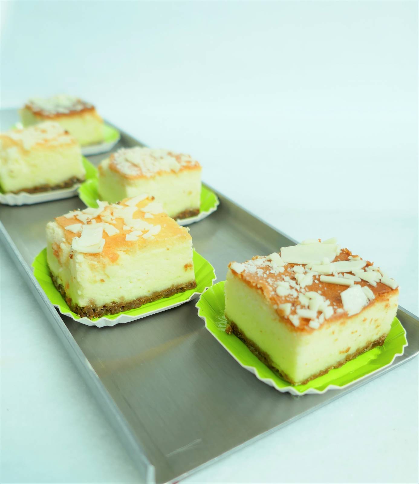 Petit vanille cheesecake per 4 stuks